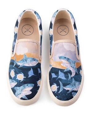 inkkas Apex Slip-On Sneakers -Sharks